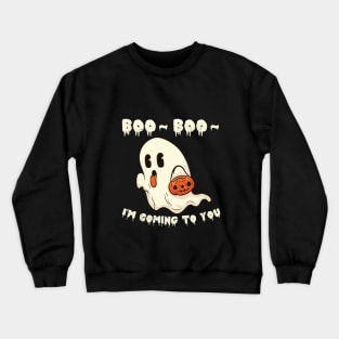 little ghost halloween Crewneck Sweatshirt